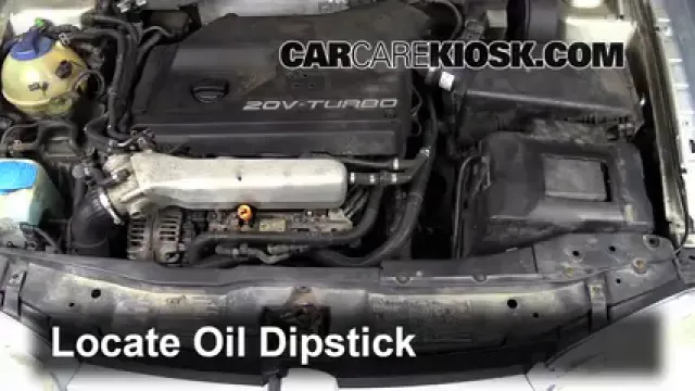 2001 Volkswagen Golf GTI GLS 1.8L 4 Cyl. Turbo Oil Check Oil Level